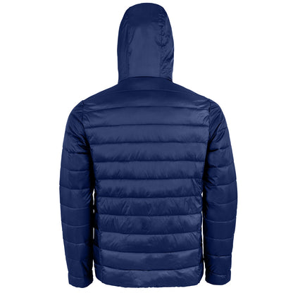 Navy-Yellow - Back - Result Urban Mens Snow Bird Hooded Jacket