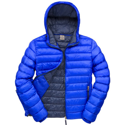 Royal Blue-Navy - Front - Result Urban Mens Snow Bird Hooded Jacket