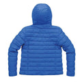 Ocean Blue-Lime - Back - Result Urban Womens-Ladies Snow Bird Padded Jacket