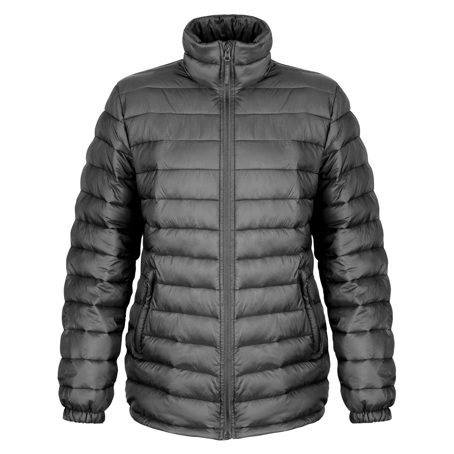 Black - Front - Result Urban Womens-Ladies Ice Bird Padded Jacket