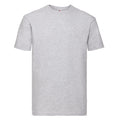 Grey - Front - Fruit of the Loom Mens Super Premium Heather T-Shirt