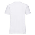 White - Back - Fruit of the Loom Mens Super Premium Plain T-Shirt
