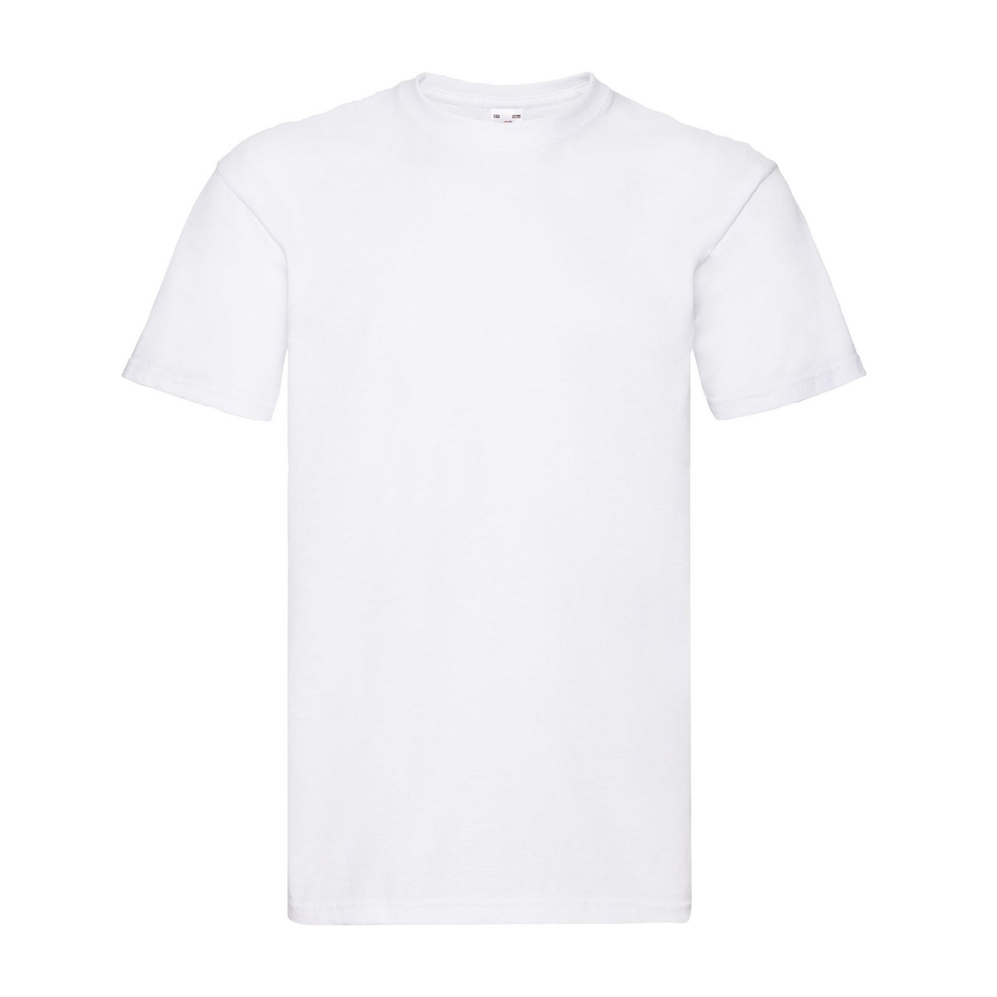 White - Front - Fruit of the Loom Mens Super Premium Plain T-Shirt