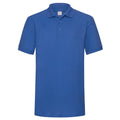 Royal Blue - Front - Fruit of the Loom Mens 65-35 Heavyweight Polo Shirt