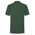 Bottle Green - Back - Fruit of the Loom Mens 65-35 Heavyweight Polo Shirt