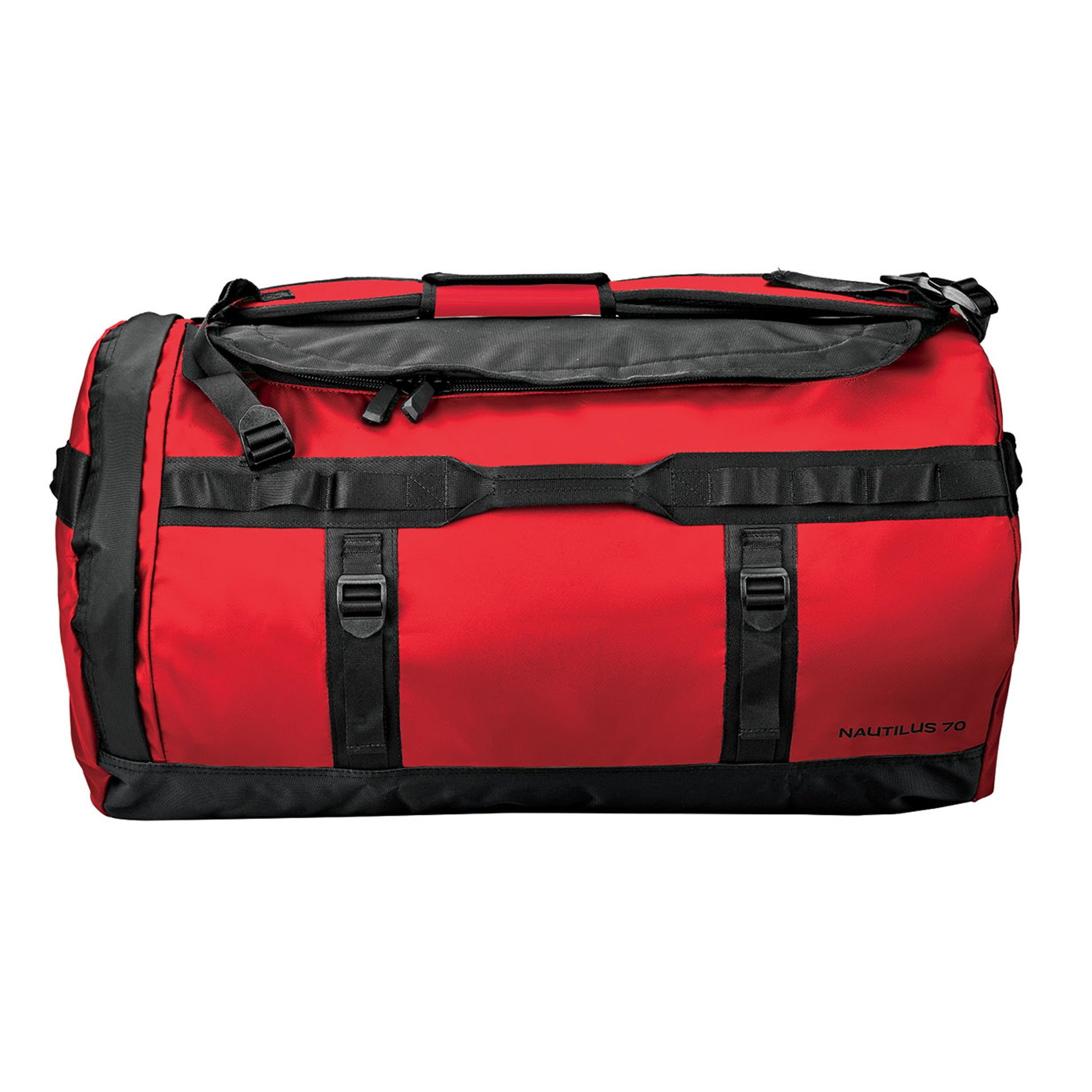Bold Red - Back - Stormtech Nautilus Waterproof 35L Duffle Bag