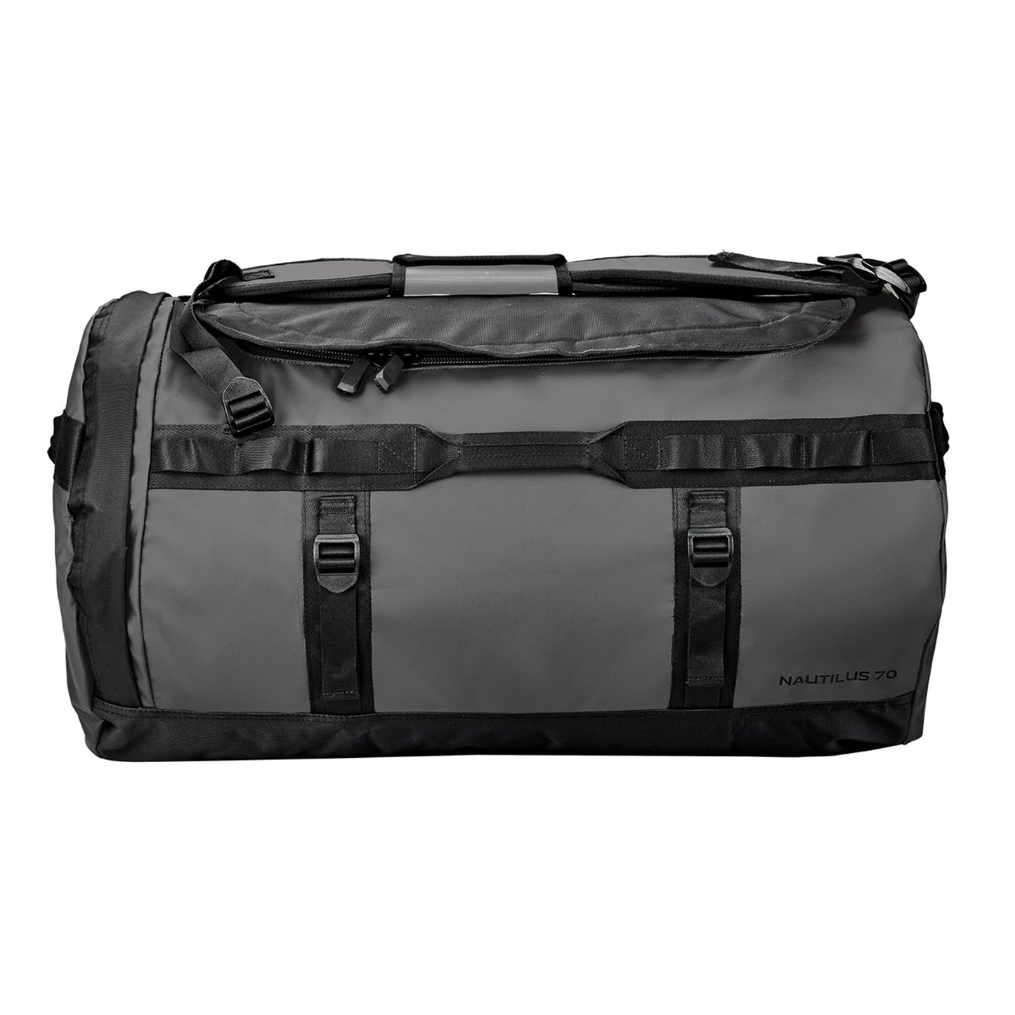 Graphite - Back - Stormtech Nautilus Waterproof 35L Duffle Bag