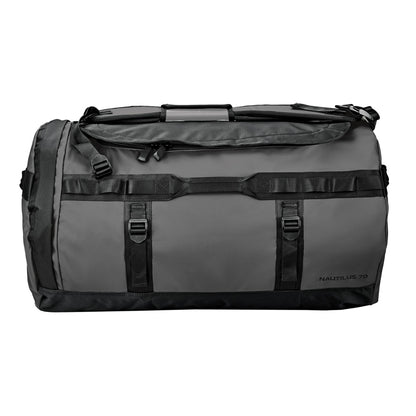 Graphite - Back - Stormtech Nautilus Waterproof 35L Duffle Bag