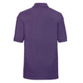 Purple - Back - Russell Childrens-Kids Classic Polycotton Polo Shirt