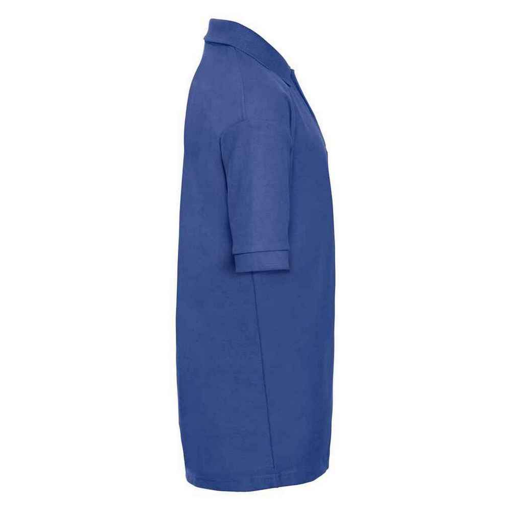 Bright Royal Blue - Side - Russell Childrens-Kids Classic Polycotton Polo Shirt