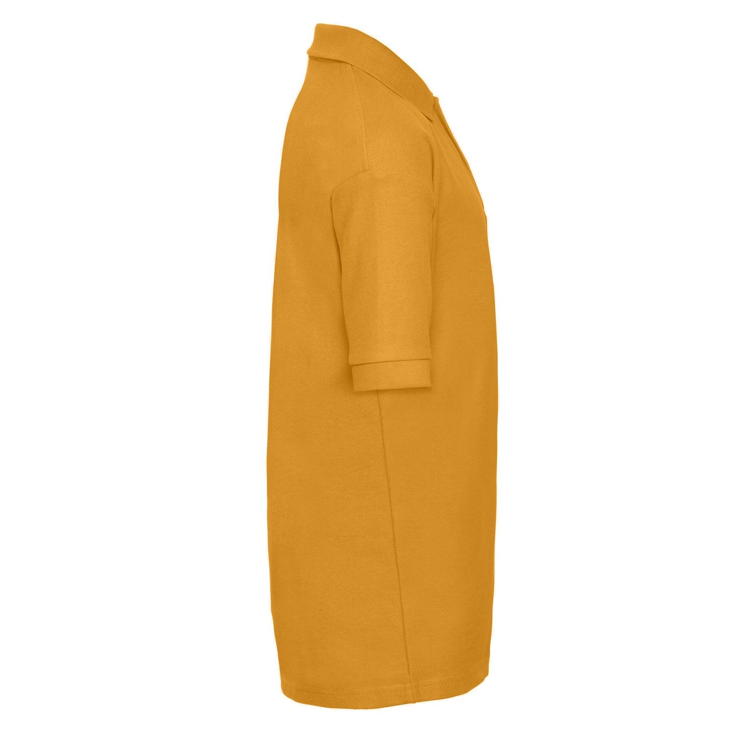 Gold - Side - Russell Childrens-Kids Classic Polycotton Polo Shirt