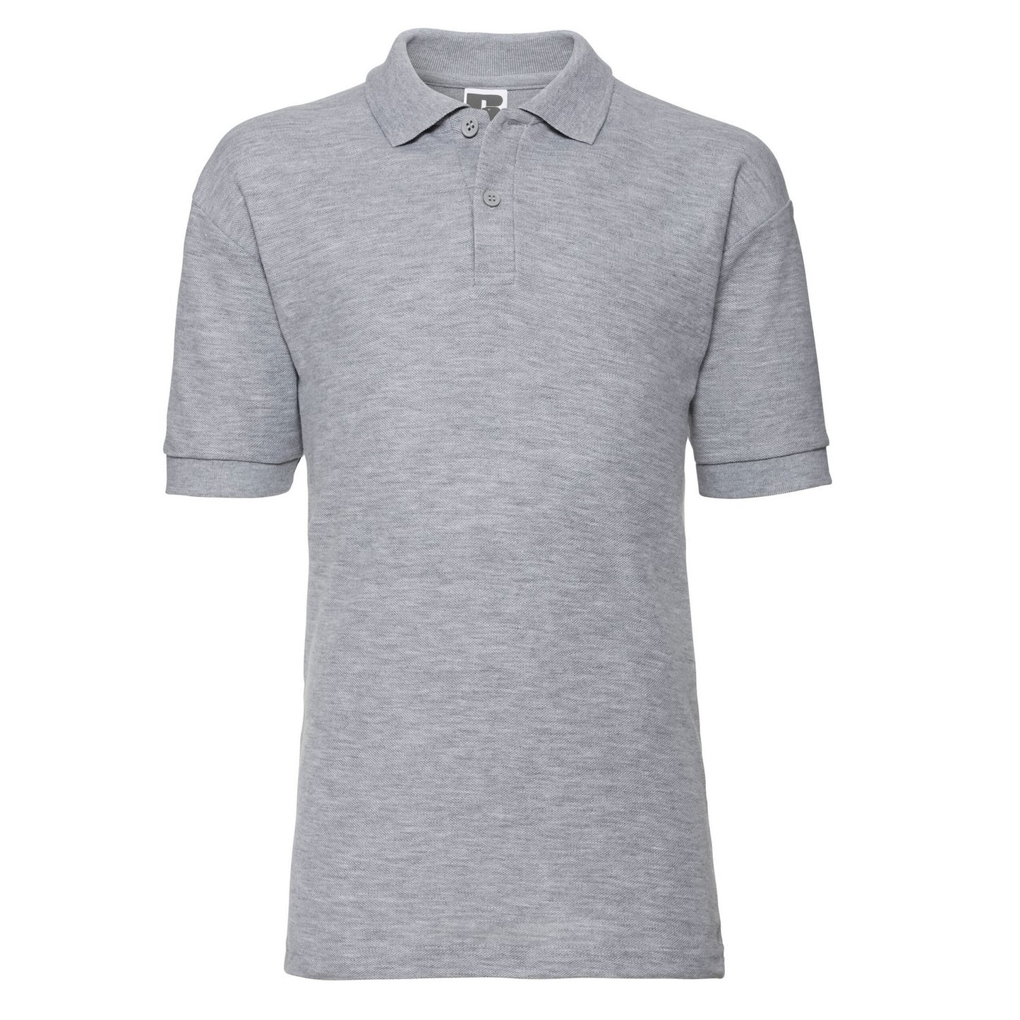 Light Oxford - Front - Russell Childrens-Kids Classic Polycotton Polo Shirt