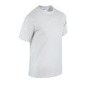 White - Side - Gildan Unisex Adult Heavy Cotton T-Shirt