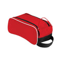 Black-Classic Red-White - Front - Quadra Teamwear Shoe Bag