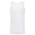 White - Back - Fruit of the Loom Mens Valueweight Athletic Vest Top