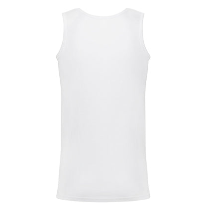 White - Back - Fruit of the Loom Mens Valueweight Athletic Vest Top
