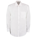 White - Front - Kustom Kit Mens Long-Sleeved Formal Shirt