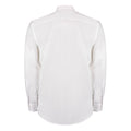 White - Back - Kustom Kit Mens Long-Sleeved Formal Shirt