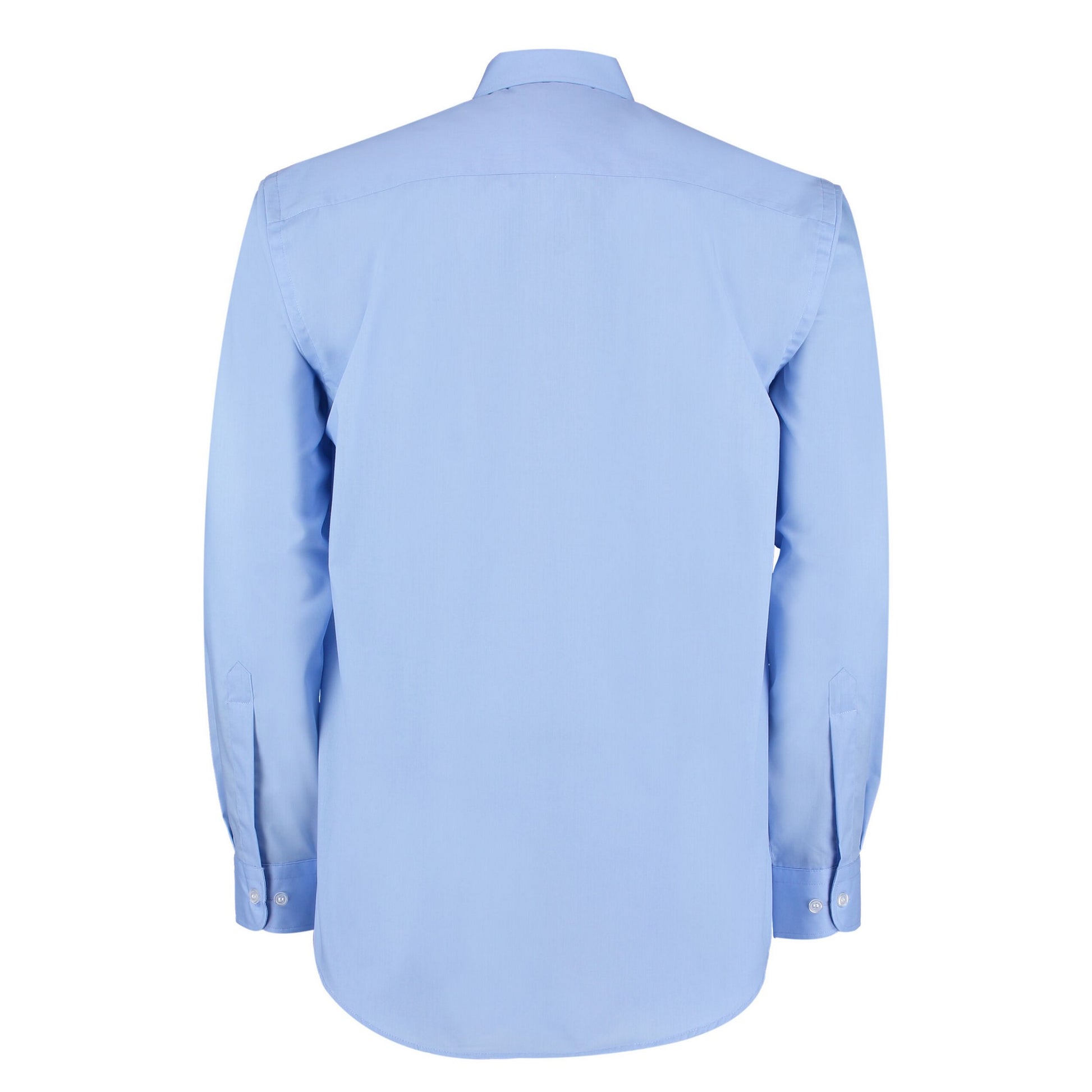 Light Blue - Back - Kustom Kit Mens Long-Sleeved Formal Shirt
