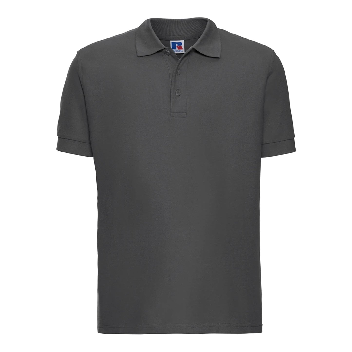 Titanium - Front - Russell Mens Ultimate Classic Cotton Polo Shirt