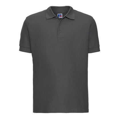Titanium - Front - Russell Mens Ultimate Classic Cotton Polo Shirt