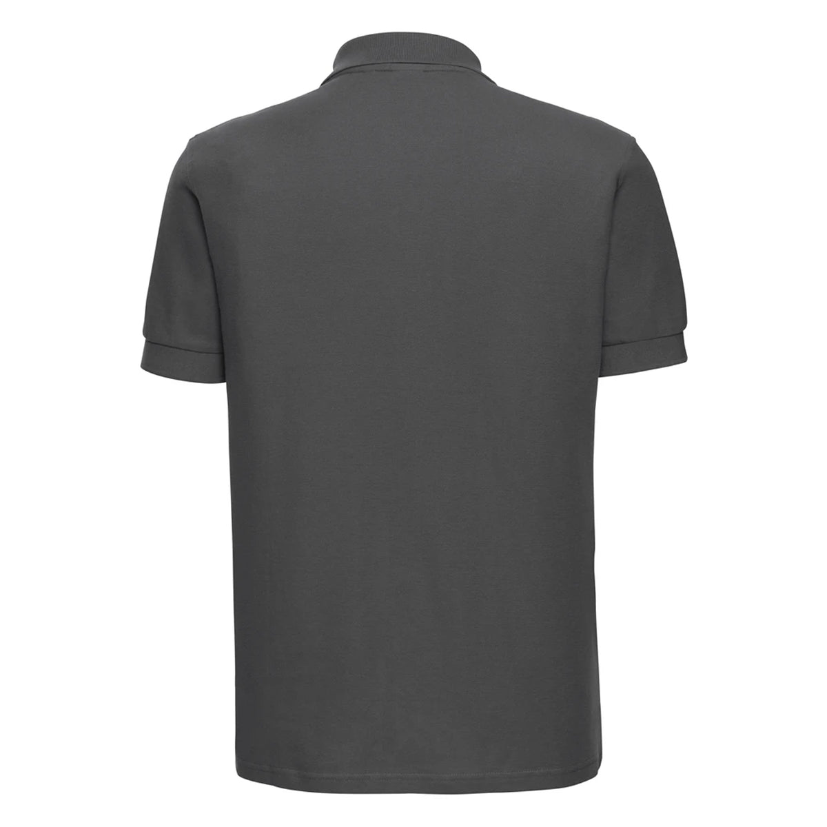 Titanium - Back - Russell Mens Ultimate Classic Cotton Polo Shirt