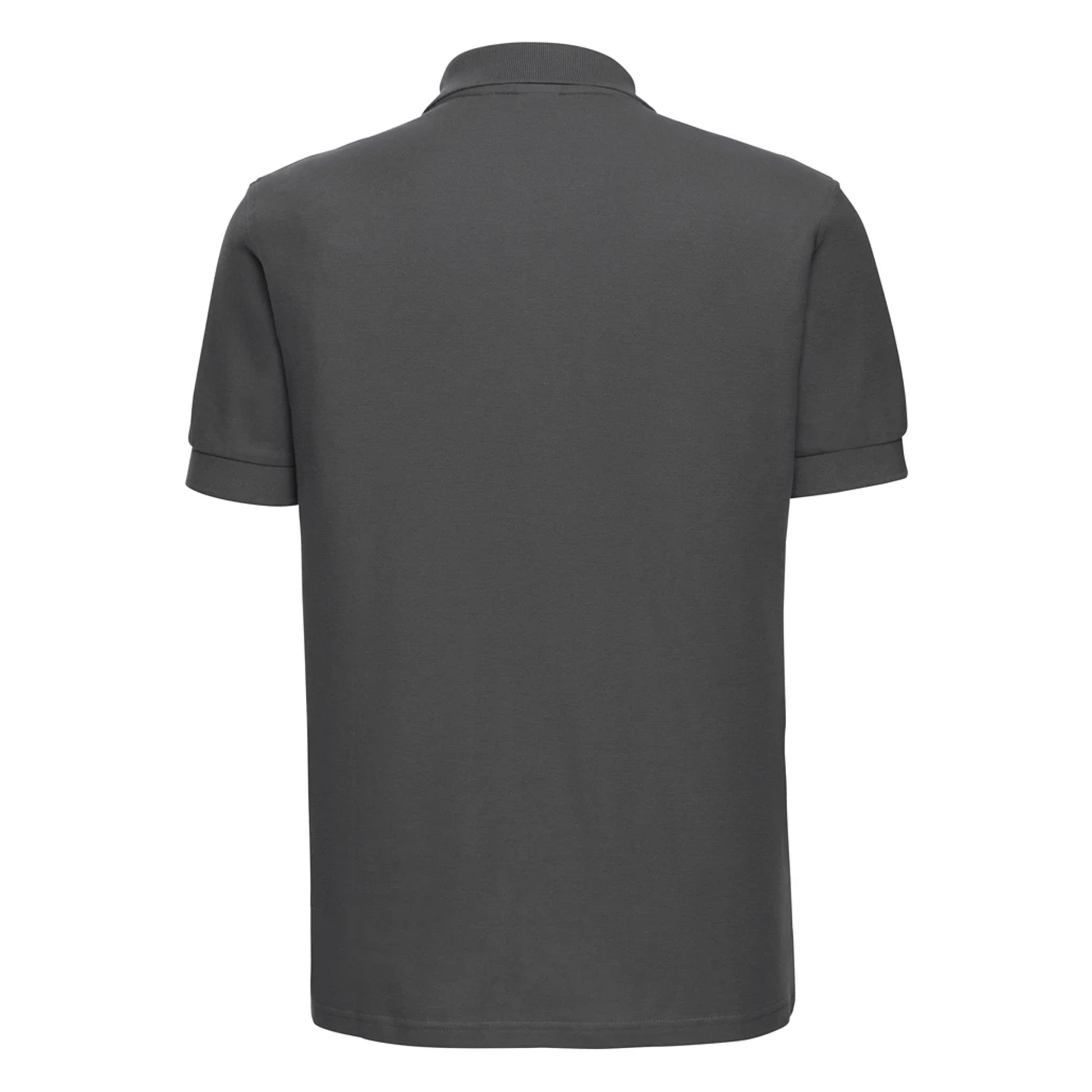Titanium - Back - Russell Mens Ultimate Classic Cotton Polo Shirt