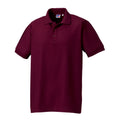 Burgundy - Front - Russell Mens Ultimate Classic Cotton Polo Shirt