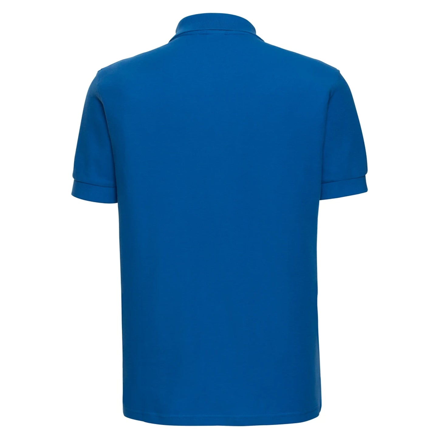 Azure - Back - Russell Mens Ultimate Classic Cotton Polo Shirt