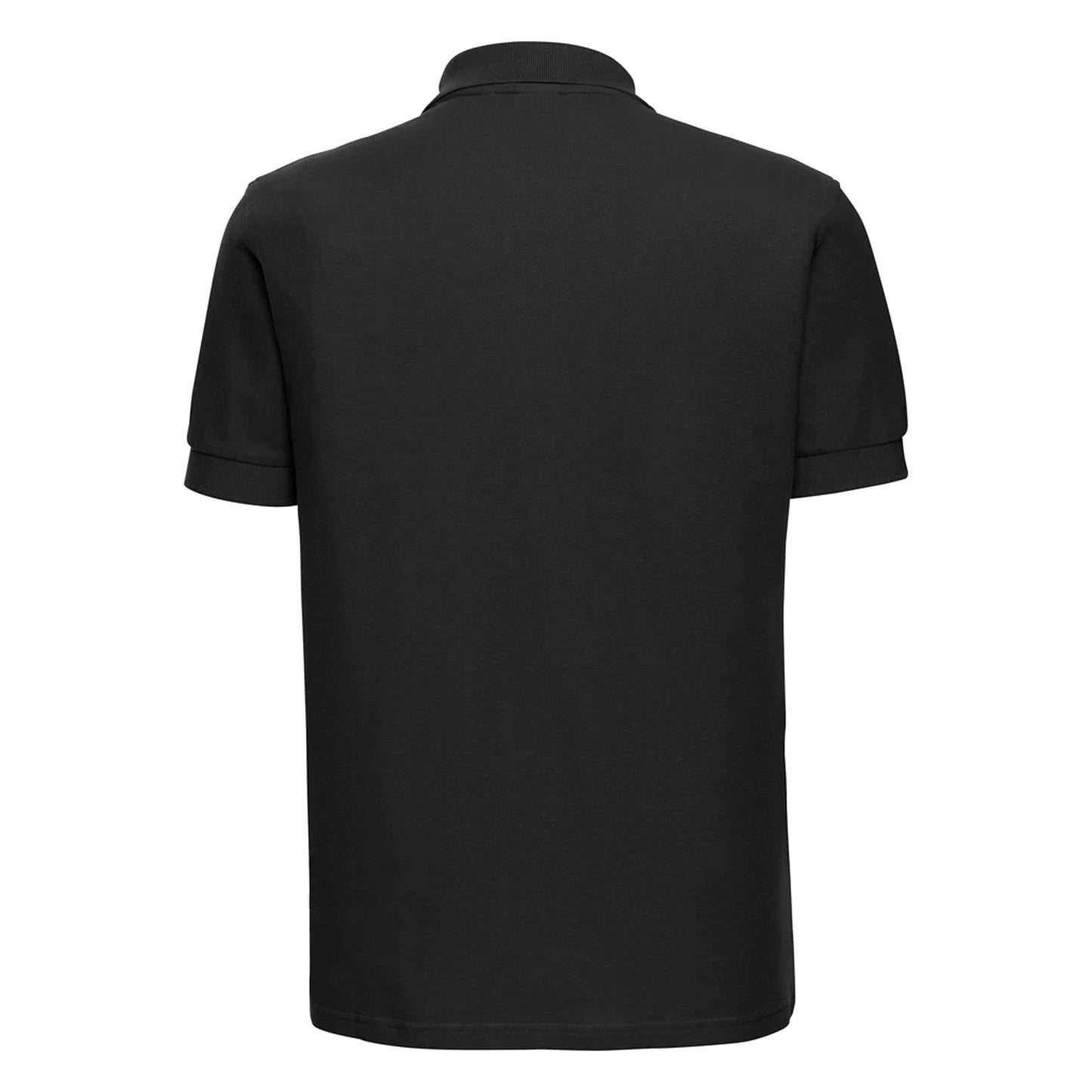 Black - Back - Russell Mens Ultimate Classic Cotton Polo Shirt