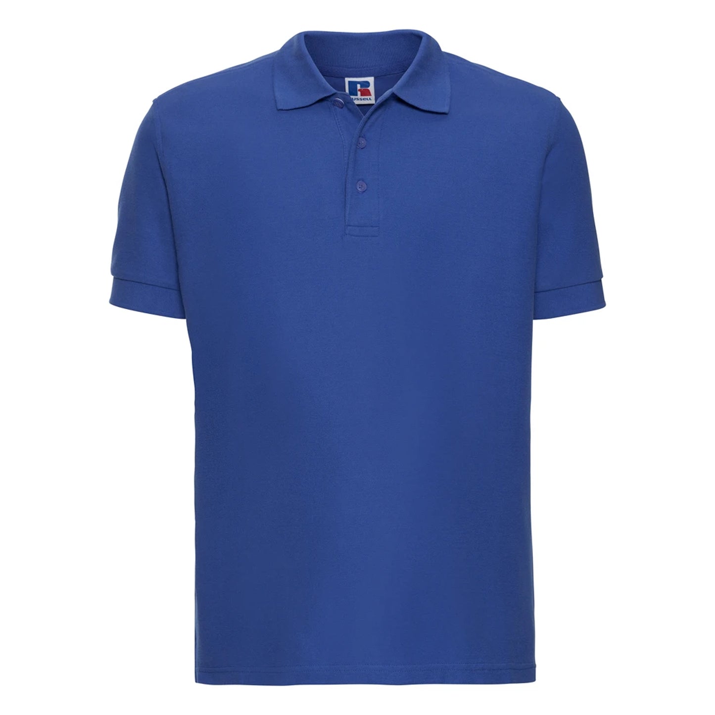 Bright Royal Blue - Front - Russell Mens Ultimate Classic Cotton Polo Shirt