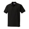 Black - Front - Russell Mens Ultimate Classic Cotton Polo Shirt