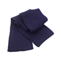 Navy - Front - Result Winter Essentials Classic Knitted Heavy Scarf