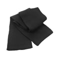 Black - Front - Result Winter Essentials Classic Knitted Heavy Scarf