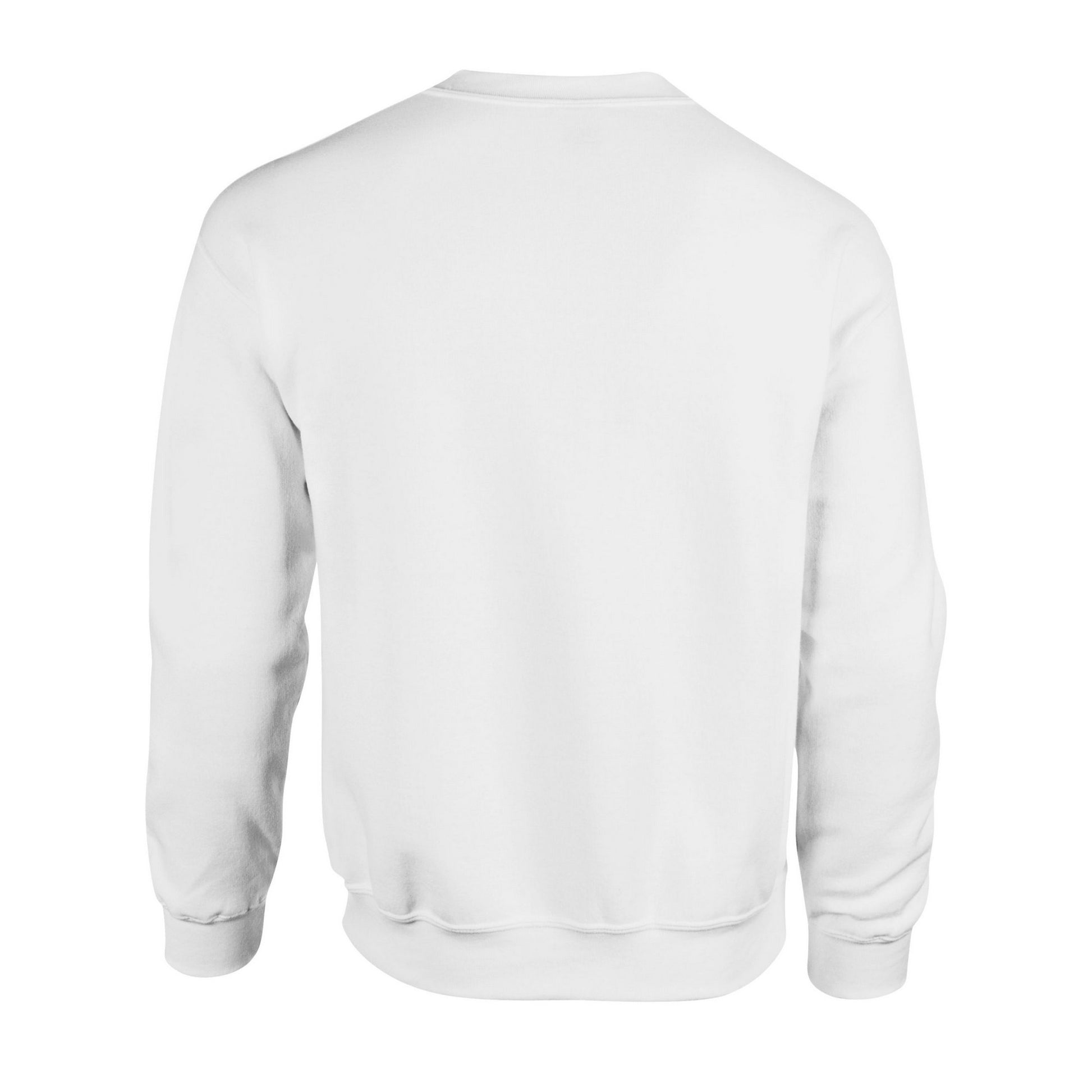 White - Back - Gildan Unisex Adult Heavy Blend Crew Neck Sweatshirt