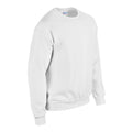 White - Side - Gildan Unisex Adult Heavy Blend Crew Neck Sweatshirt