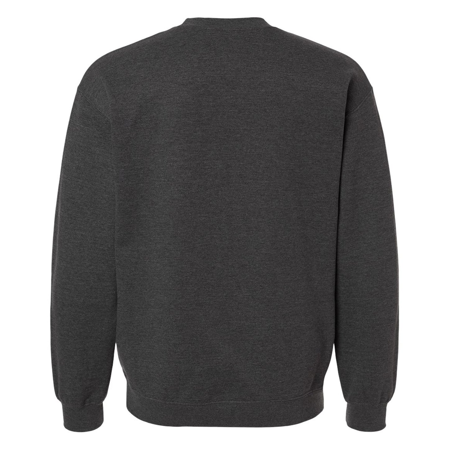 Fan Charcoal Heather - Back - Gildan Unisex Adult Heavy Blend Crew Neck Sweatshirt