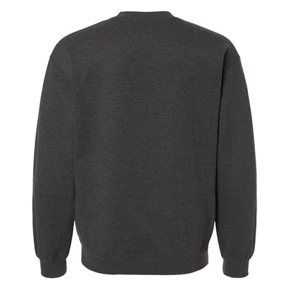 Fan Charcoal Heather - Back - Gildan Unisex Adult Heavy Blend Crew Neck Sweatshirt