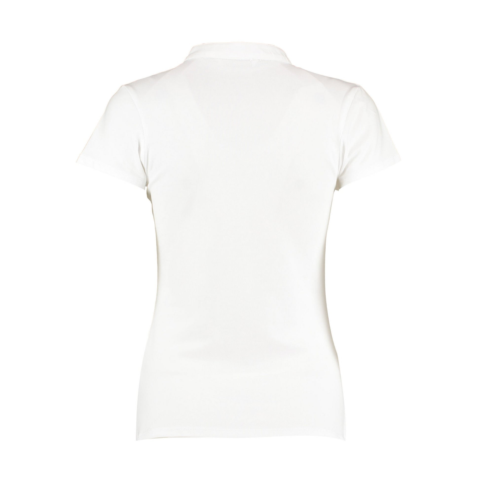 White - Back - Kustom Kit Womens-Ladies Corporate V Neck T-Shirt