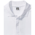 White - Lifestyle - Russell Mens Classic Polycotton Polo Shirt