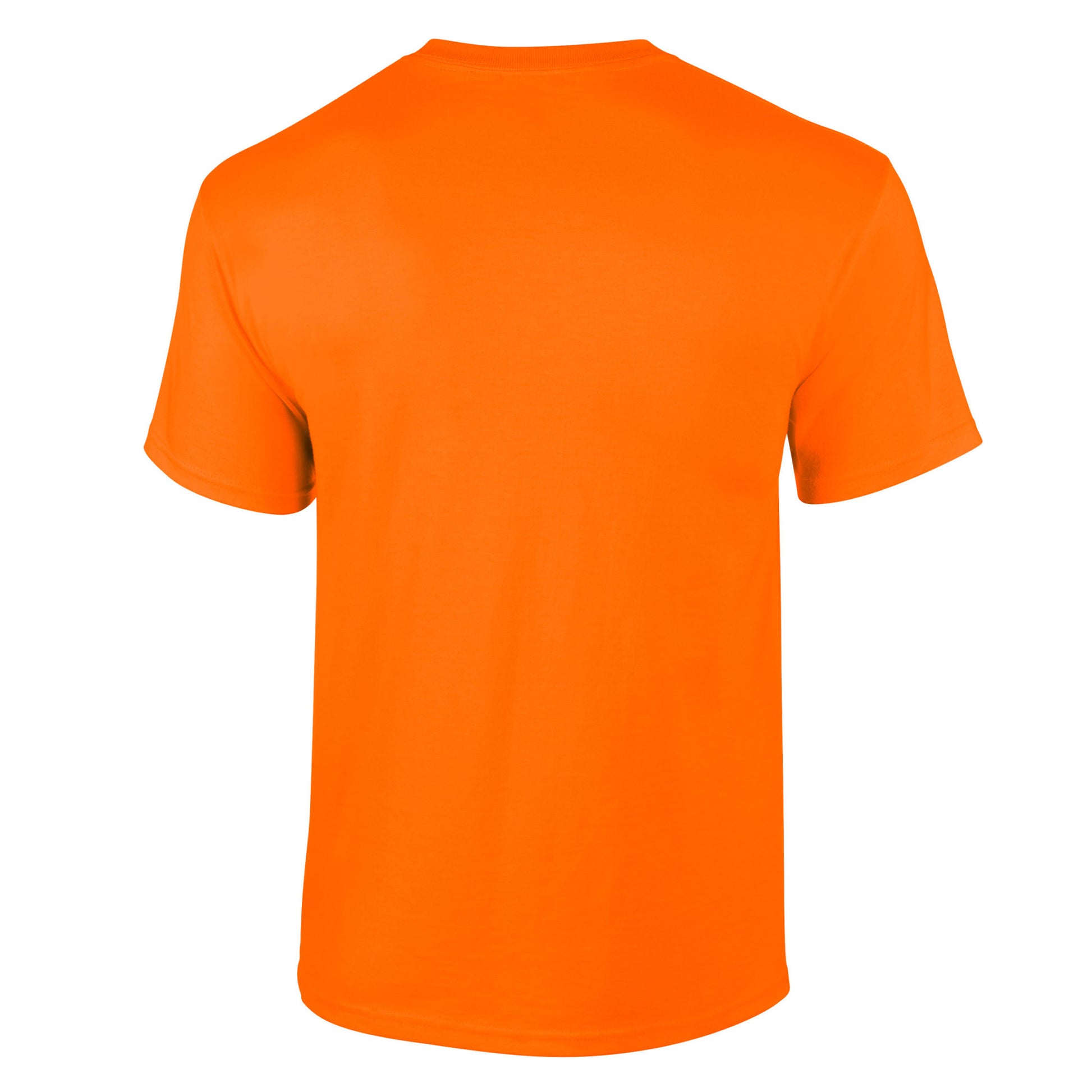 Safety Orange - Back - Gildan Unisex Adult Ultra Cotton T-Shirt