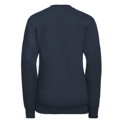 French Navy - Back - Russell Collection Childrens-Kids V Neck Sweatshirt