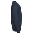 French Navy - Side - Russell Collection Childrens-Kids V Neck Sweatshirt