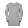 Light Oxford - Front - Russell Collection Childrens-Kids V Neck Sweatshirt