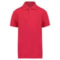 Red - Front - Kustom Kit Childrens-Kids Klassic Superwash 60C Polo Shirt