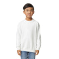 White - Front - Gildan Childrens-Kids Heavy Blend Crew Neck Sweatshirt