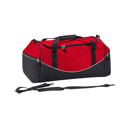 Classic Red-Black-White - Front - Quadra Teamwear Holdall