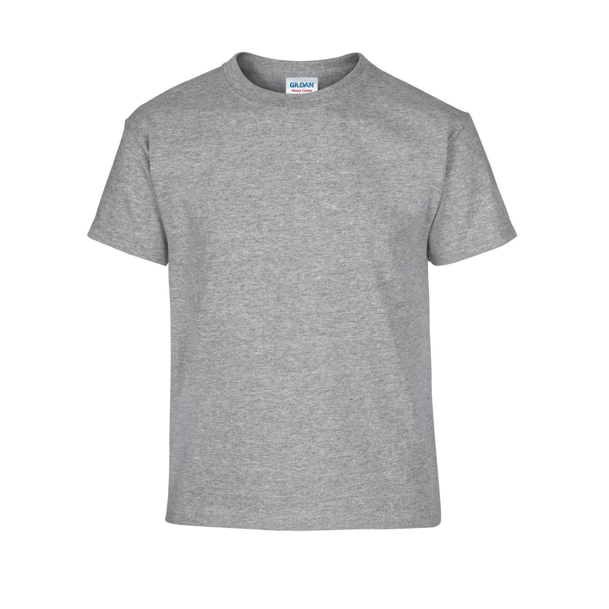 Sports Grey - Front - Gildan Childrens-Kids Heavy Cotton T-Shirt