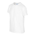 White - Side - Gildan Childrens-Kids Heavy Cotton T-Shirt