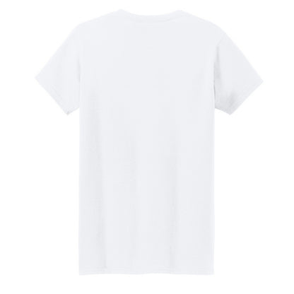 White - Back - Gildan Womens-Ladies Heavy Cotton T-Shirt